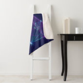 Constellatie, Abstracte Fantasy Fractal Art Sherpa Deken (In situ)