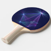 Constellatie, Abstracte Fantasy Fractal Art Tafeltennisbatje (Voorkant Gekanteld)