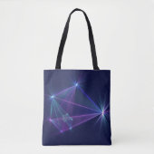 Constellatie, Abstracte Fantasy Fractal Art Tote Bag (Voorkant)