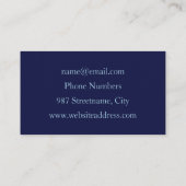 Constellatie, Abstracte Fantasy Fractal Art Visitekaartje (Achterkant)