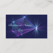 Constellatie, Abstracte Fantasy Fractal Art Visitekaartje (Voorkant)