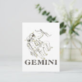 Constellatie: Gemini Briefkaart (Staand voorkant)