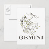 Constellatie: Gemini Briefkaart (Voorkant / Achterkant)