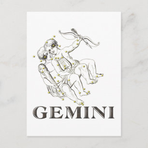 Constellatie: Gemini Briefkaart