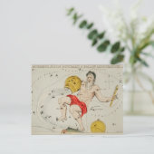 constellatie illustratie briefkaart (Staand voorkant)