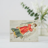  constellatie illustratie briefkaart (Staand voorkant)