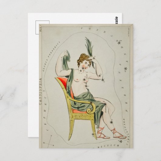  constellatie illustratie briefkaart (Voorkant / Achterkant)