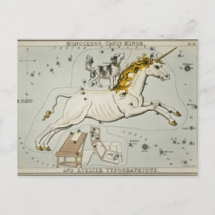 constellatie illustratie briefkaart