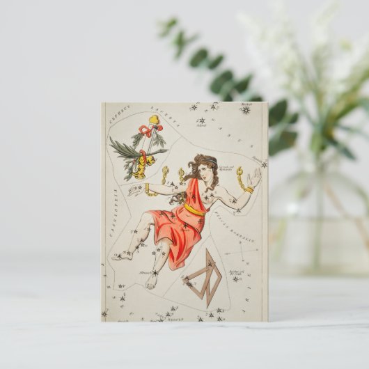  constellatie illustratie briefkaart (Staand voorkant)