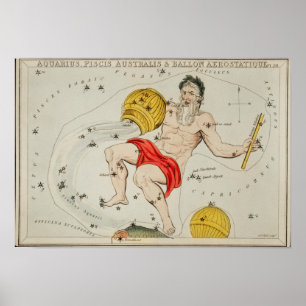 constellatie illustratie poster
