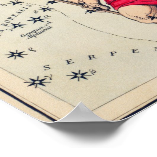  constellatie illustratie poster (Hoek)