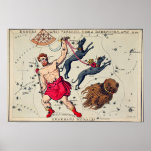 constellatie illustratie poster