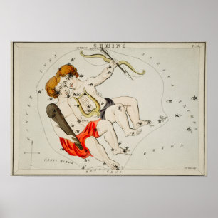 constellatie illustratie poster
