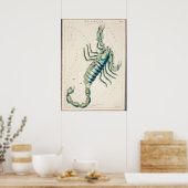  constellatie illustratie poster (Keuken)