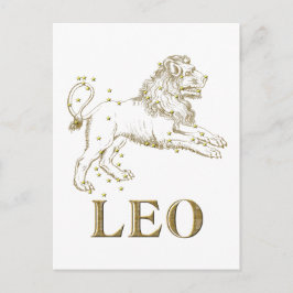 Constellatie: Leo Briefkaart
