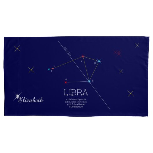 Constellatie LIBRA uniek, indrukwekkend Kussensloop (Voorkant)