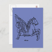 Constellatie: Pegasus Briefkaart (Voorkant / Achterkant)