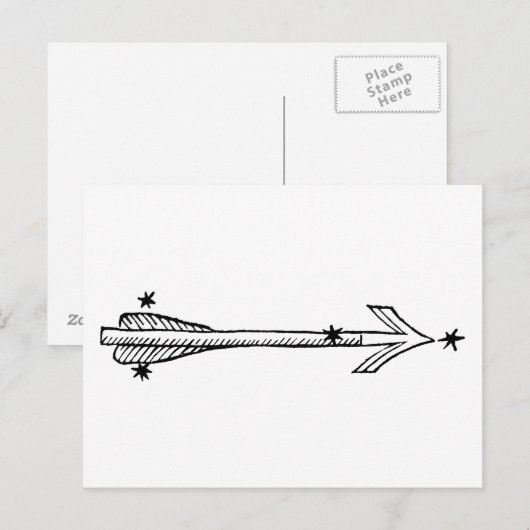 Constellatie: Sagitta Briefkaart (Voorkant / Achterkant)
