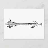 Constellatie: Sagitta Briefkaart (Voorkant)