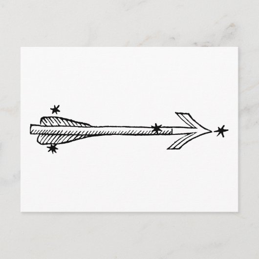 Constellatie: Sagitta Briefkaart (Voorkant)