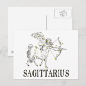 Constellatie: Sagittarius Briefkaart (Voorkant / Achterkant)