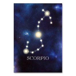 constellatie | Schorpioen | Trouwtafelnummer Kaart