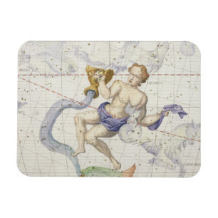 Constellatie van Aquarius, bord 9 van "Atlas Coe. Magneet