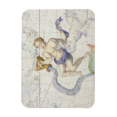 Constellatie van Aquarius, bord 9 van "Atlas Coe. Magneet (Verticaal)
