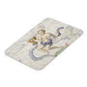 Constellatie van Aquarius, bord 9 van "Atlas Coe. Magneet (Linkerzijde)