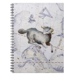 Constellatie van Aries, bord 4 van de "Atlas Coele Notitieboek