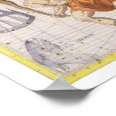 Constellatie van Bootes, bord 20 uit 'Atlas Coel' Poster (Hoek)
