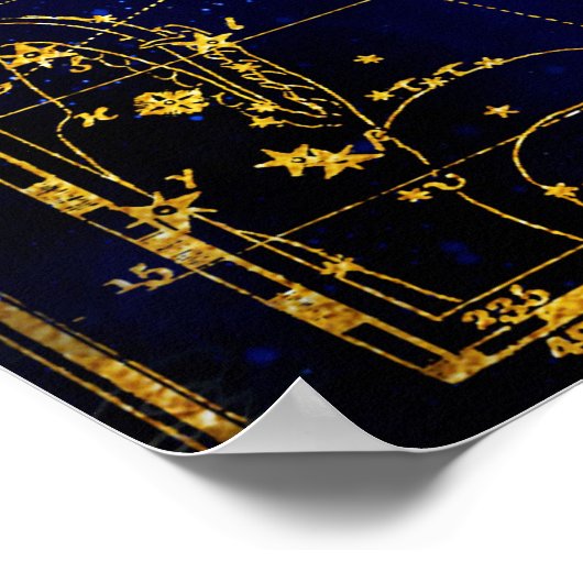 Constellatie van Bootes Poster (Hoek)