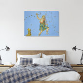 Constellatie van Bootes uit 'Uranometria' door Joh Canvas Afdruk (Insitu (Slaapkamer))