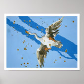 Constellatie van Cygnus, van "Uranometria", geschr Poster (Voorkant)