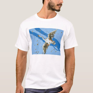 Constellatie van Cygnus, van "Uranometria", geschr T-shirt