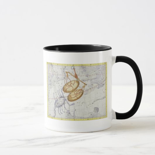 Constellatie van de Libra, bord 7 van 'Atlas Coele Mok (Rechts)
