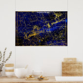 Constellatie van de Lynx Poster (Keuken)