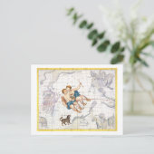 Constellatie van Gemini met Canis Minor, bord 13 Briefkaart (Staand voorkant)