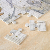 Constellatie van Gemini met Canis Minor, bord 13 Legpuzzel (Zijkant)