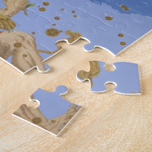 Constellatie van Hercules Lion's Pelt uit 'Urano' Legpuzzel (Zijkant)