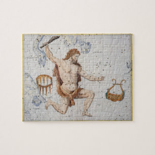 Constellatie van Hercules met Corona en Lyra, pl Legpuzzel
