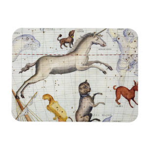 Constellatie van Monoceros met Canis Major en Mi Magneet