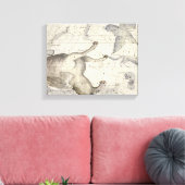 Constellatie van Pegasus, bord 25 uit Atlas Coe Canvas Afdruk (Insitu (Woonkamer))