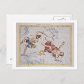 Constellatie van Perseus en Andromeda uit Atla Briefkaart (Voorkant / Achterkant)