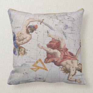 Constellatie van Perseus en Andromeda uit Atla Kussen