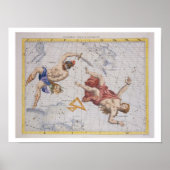 Constellatie van Perseus en Andromeda uit Atla Poster (Voorkant)