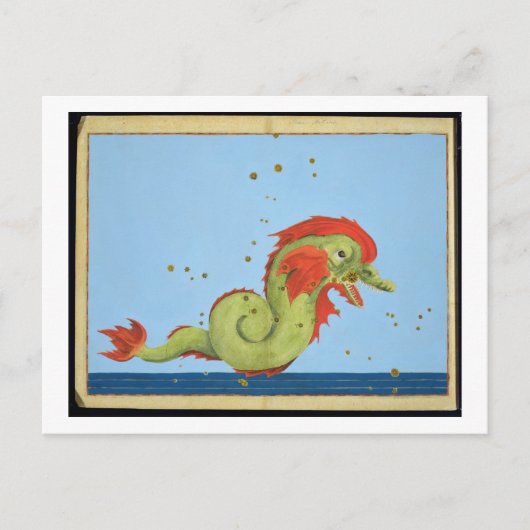 Constellatie van Pisces uit 'Uranometria' door Joh Briefkaart (Voorkant)