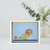 Constellatie van Pisces uit 'Uranometria' door Joh Briefkaart (Staand voorkant)