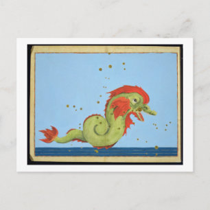 Constellatie van Pisces uit 'Uranometria' door Joh Briefkaart