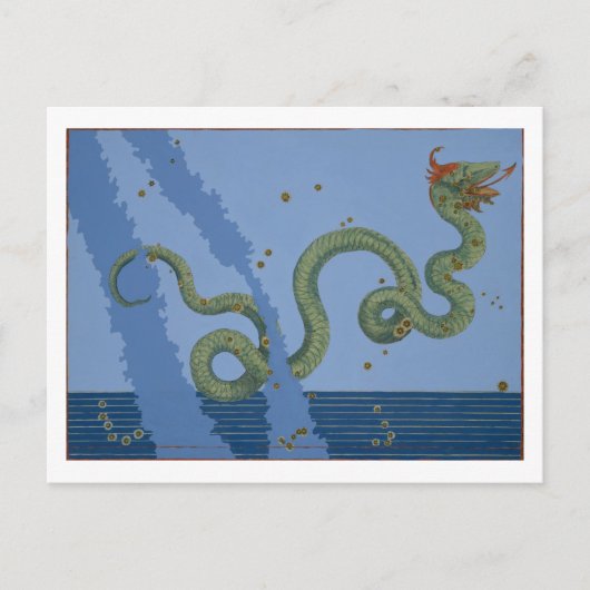 Constellatie van Serpens Caput en Serpens Cauda Briefkaart (Voorkant)